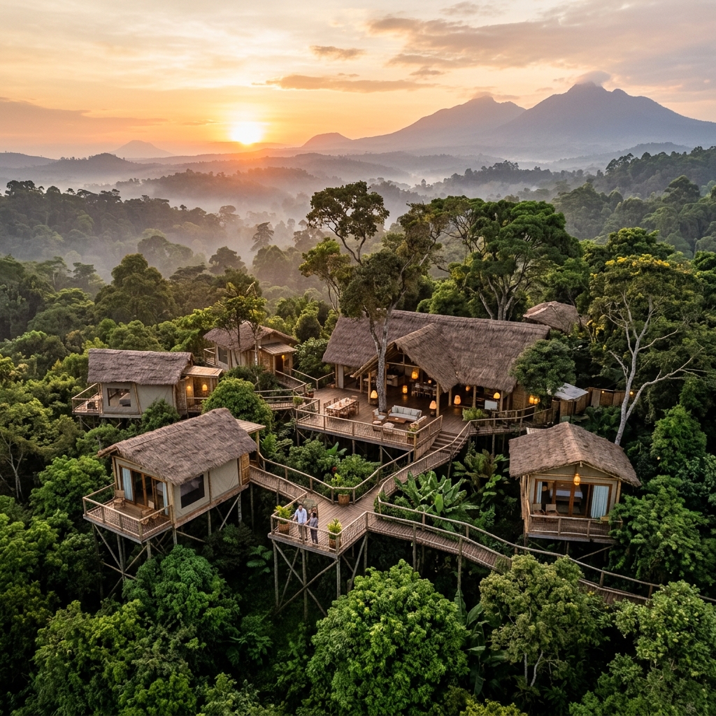 Eco Lodge in Forest Canopy